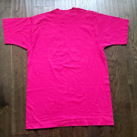 Women's Hot Pink SAN FRANCISCO Graphic T Shirt City Scene Homes Moon Midnight - Picture 7 of 7